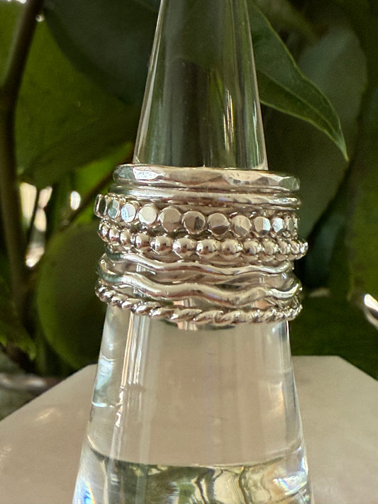 Sterling Silver Stacker Rings