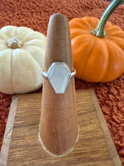 Coffin Ring or Necklace - Select your stone!