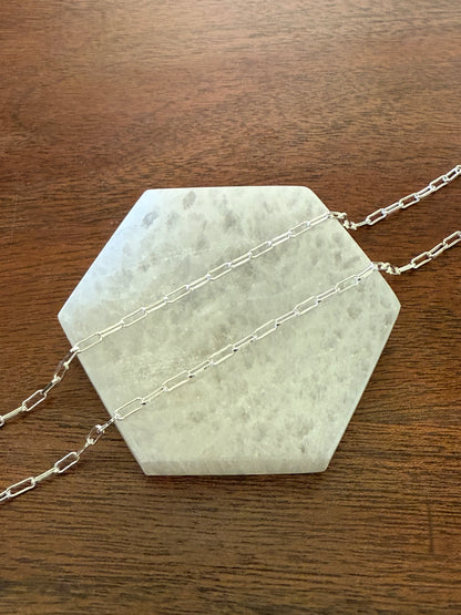Sterling Silver Paperclip Chain