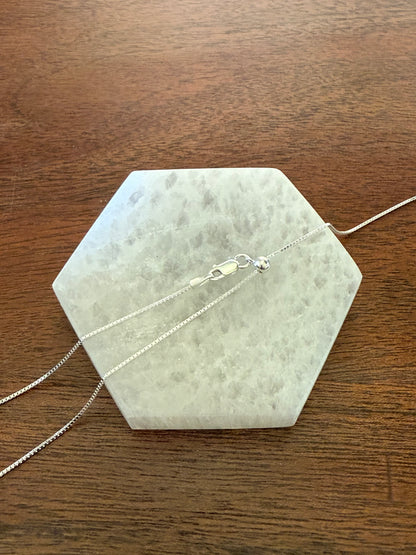 Sterling Silver Adjustable Box Chain