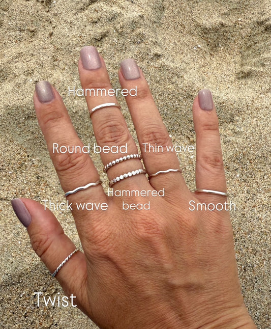 Sterling Silver Stacker Rings
