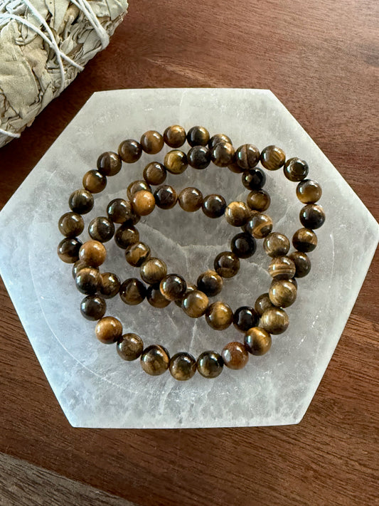 Tigers Eye Bead Bracelet