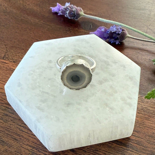 Eye Agate Ring | Size 6