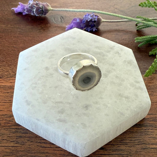 Eye Agate Ring | Size 6