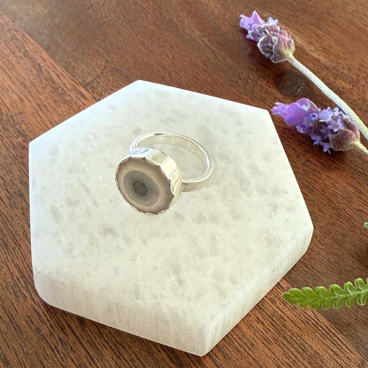 Eye Agate Ring | Size 6