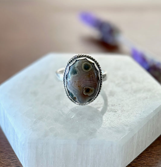 Ocean Jasper Ring | Size 7