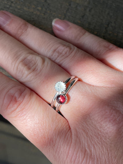 Dainty Gemstone Ring
