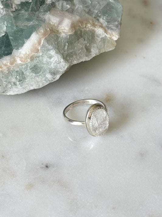Herkimer Diamond Ring | Size 7.5